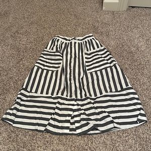 Lovely striped skirt.
